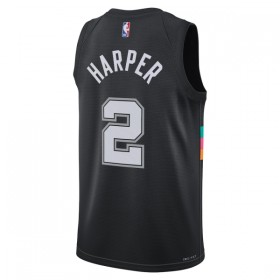 Dres San Antonio Spurs Dylan Harper Nike 2025-26 City Edition Crno Swingman